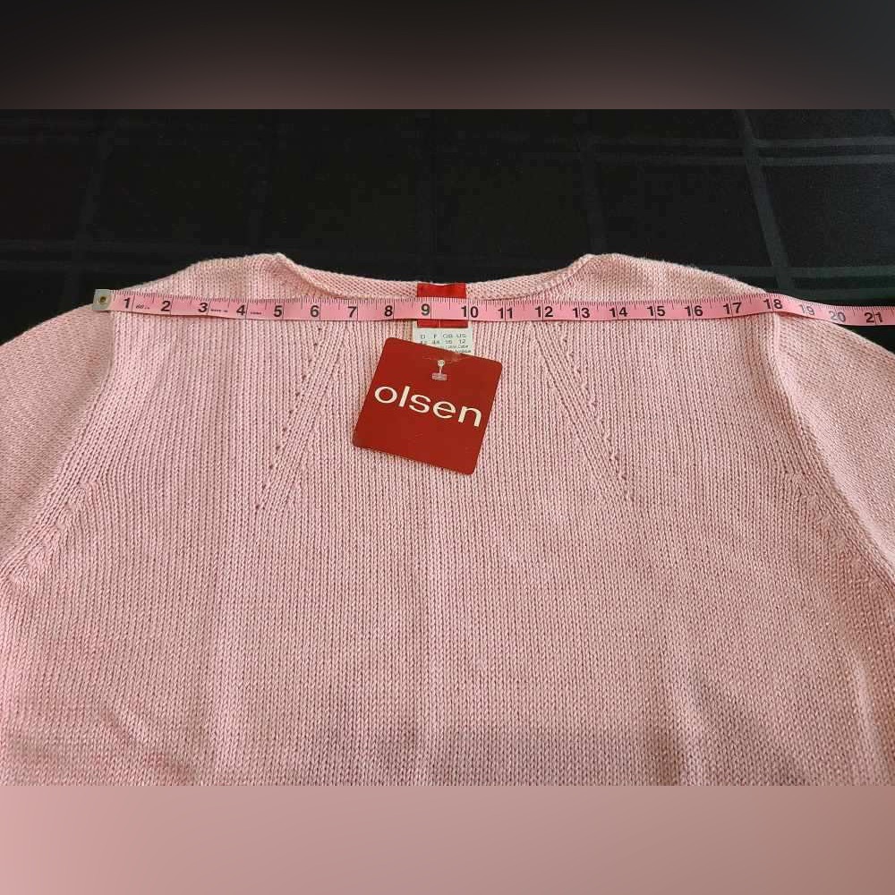 Olsen Soft Pink Sweater - Picture 2 of 10